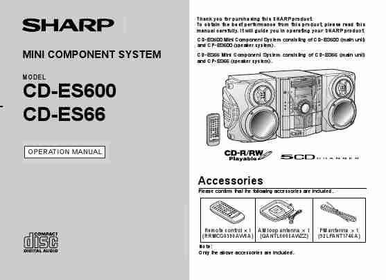 Sharp Stereo System CD-ES600-page_pdf